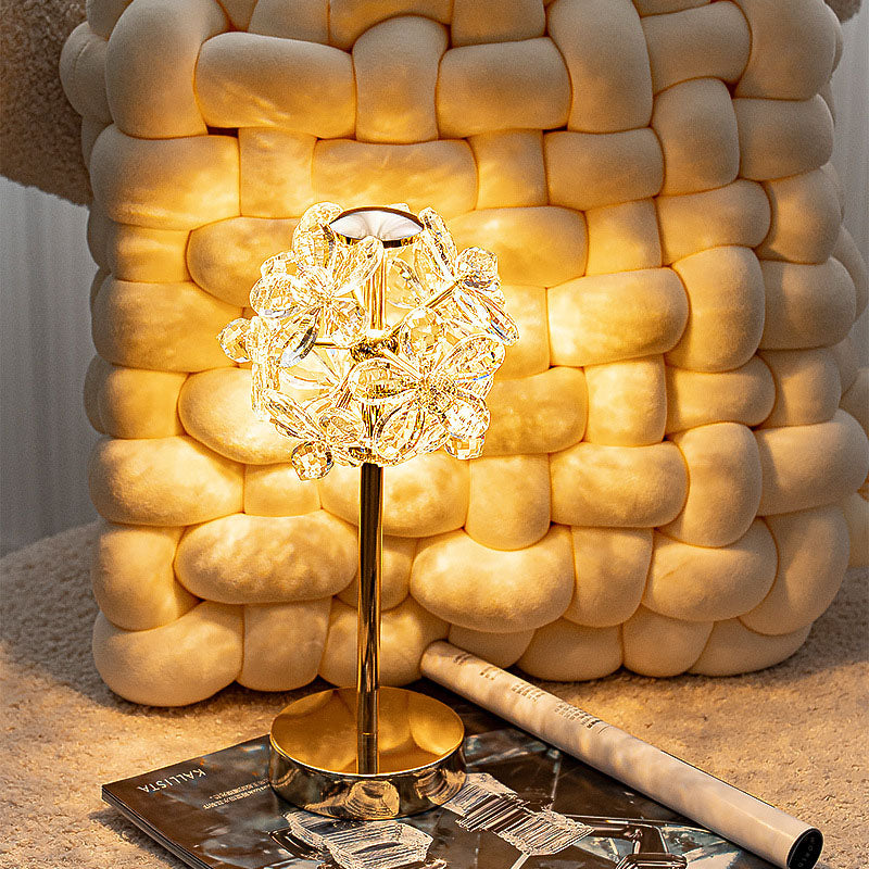 Luxury Dandelion Crystal Table Lamp