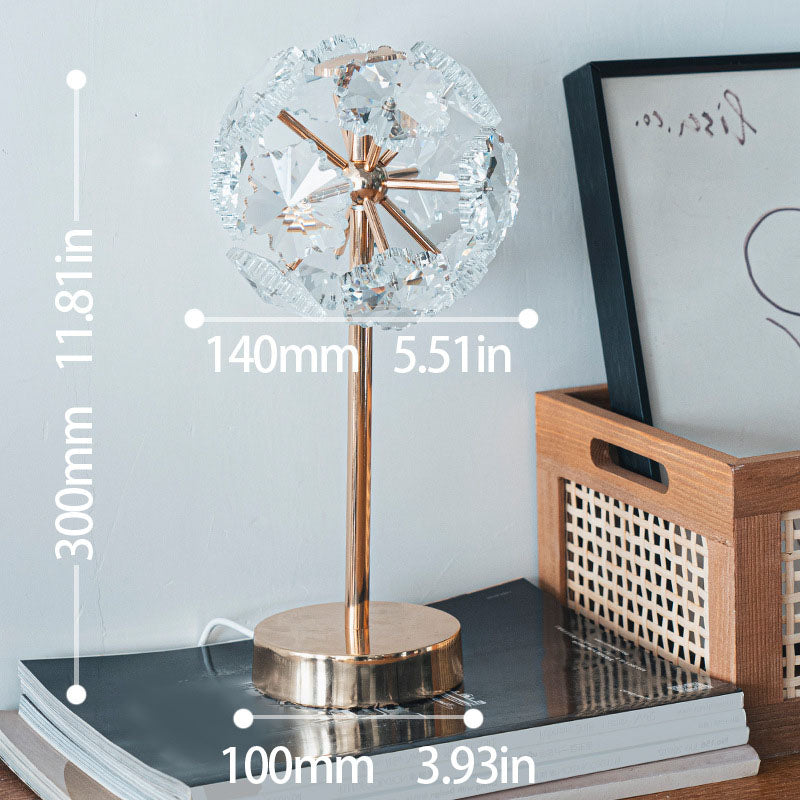 Luxury Dandelion Crystal Table Lamp