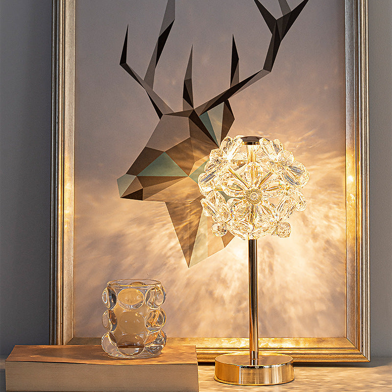 Luxury Dandelion Crystal Table Lamp