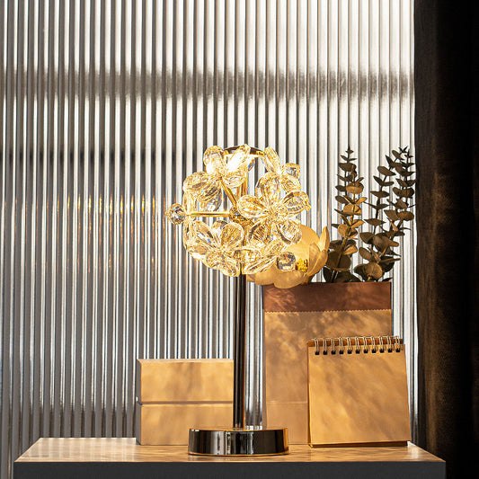 Luxury Dandelion Crystal Table Lamp