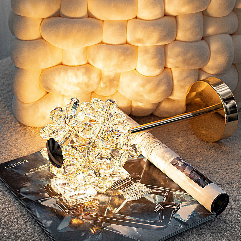 Luxury Dandelion Crystal Table Lamp