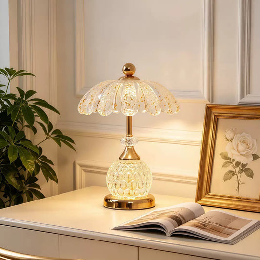 Luxury Peony Flower Table Lamp