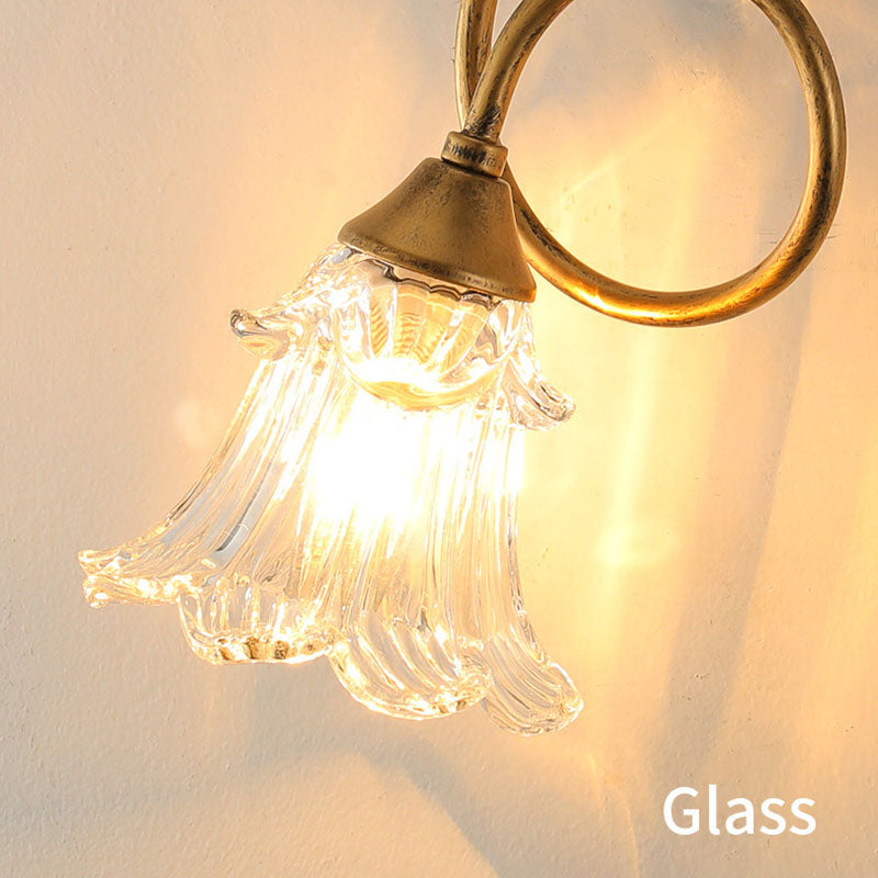 Luxury Vintage Floral Wall Lamp