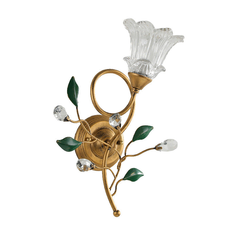 Luxury Vintage Floral Wall Lamp