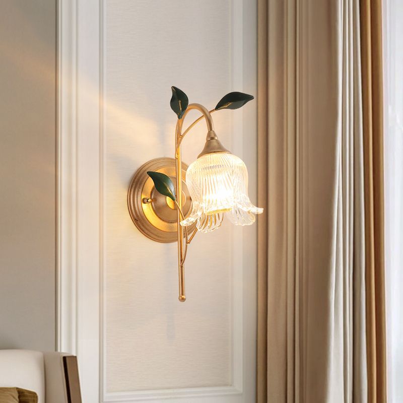 Luxury Vintage Floral Wall Lamp