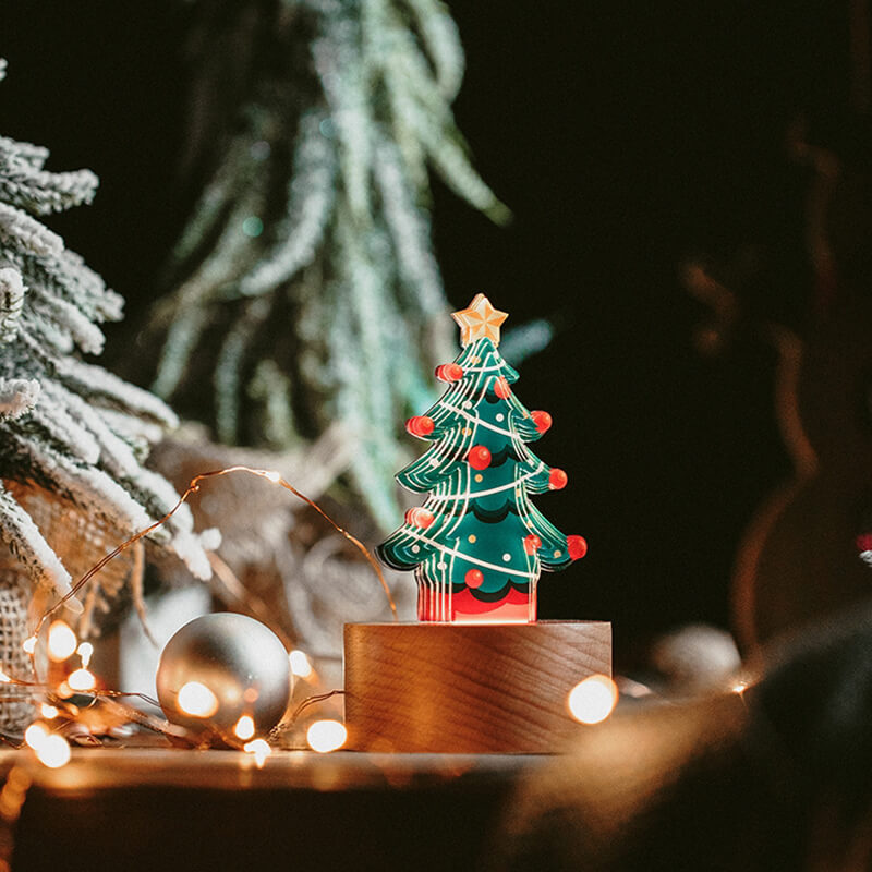 Mini Acrylic Christmas Tree Ornaments