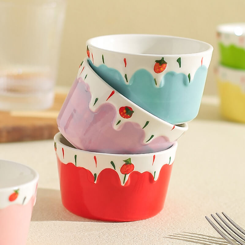 Mini Ceramic Baking Bowl