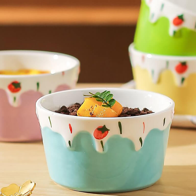 Mini Ceramic Baking Bowl