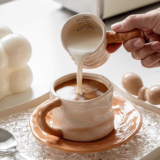 Mini Ceramic Milk Cup