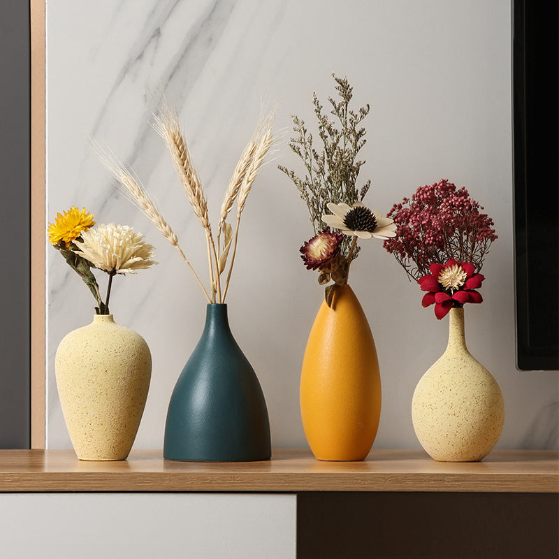 Morandi-Color Ceramic Vase