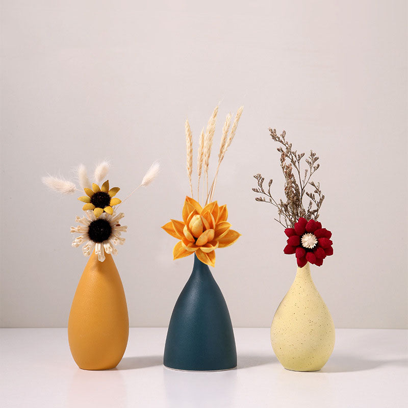 Morandi-Color Ceramic Vase