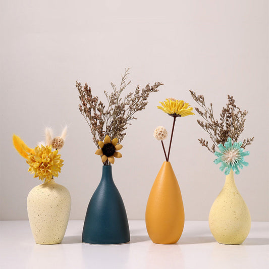 Morandi-Color Ceramic Vase