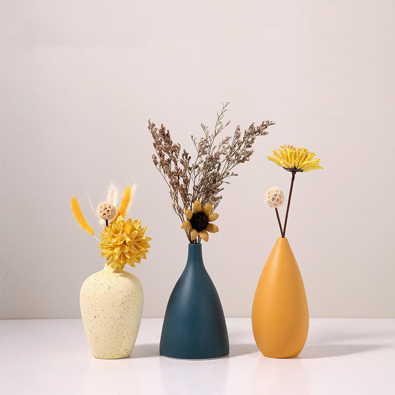 Morandi-Color Ceramic Vase