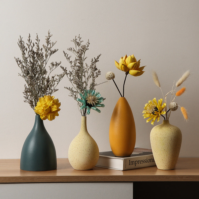 Morandi-Color Ceramic Vase