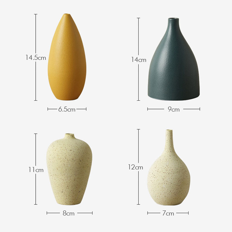 Morandi-Color Ceramic Vase