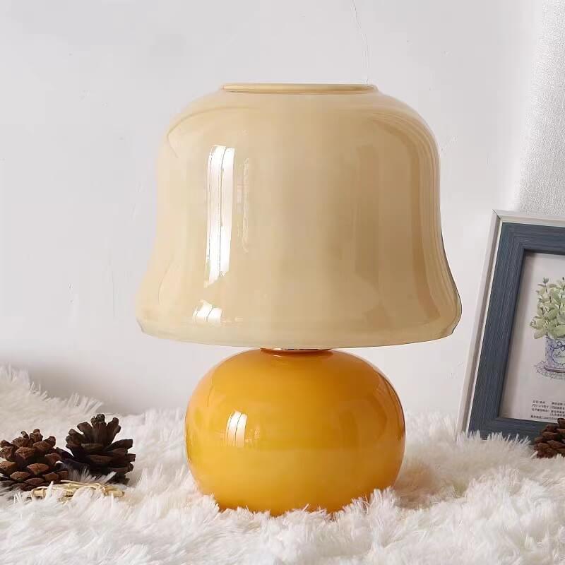 Lampe de table en forme de champignon