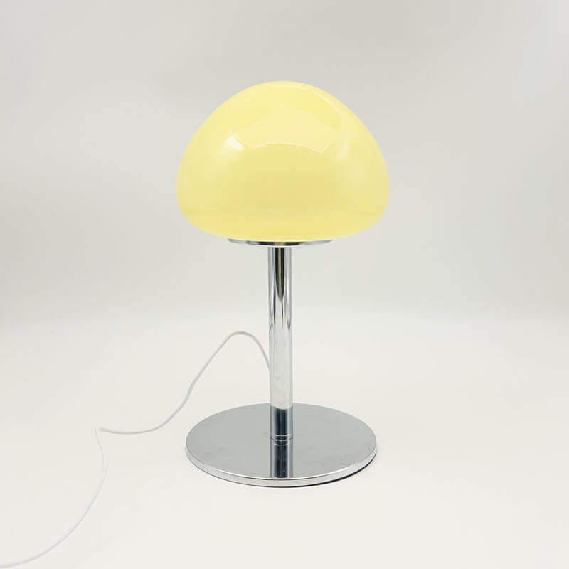 Mushroom Head Glass Table Lamp