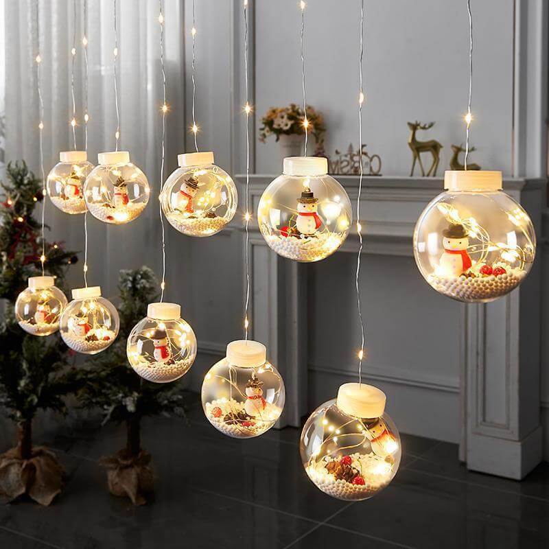 Guirlande lumineuse LED colorée de Noël
