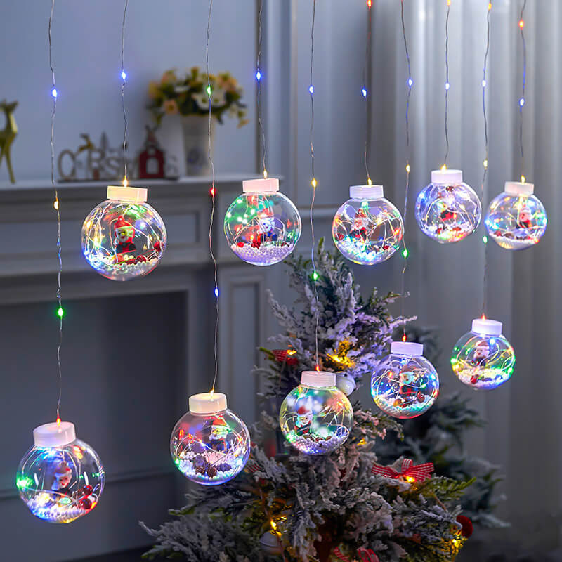 Guirlande lumineuse LED colorée de Noël
