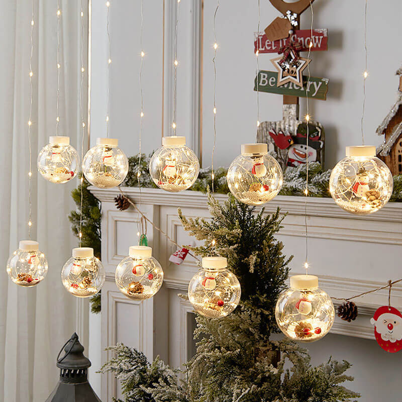 Guirlande lumineuse LED colorée de Noël