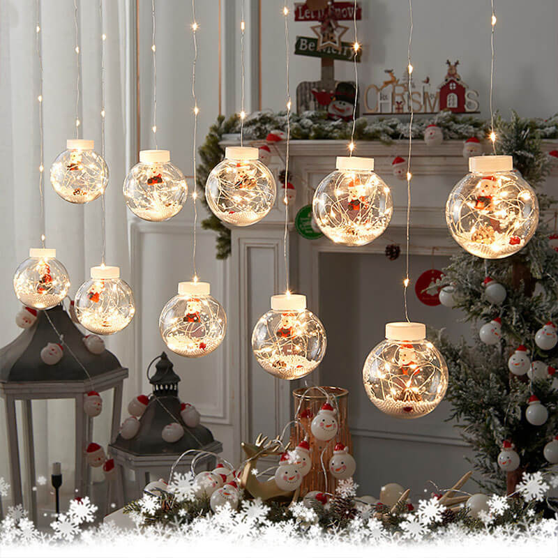 Guirlande lumineuse LED colorée de Noël