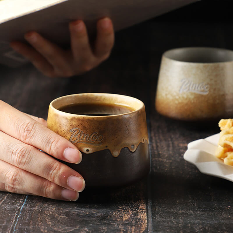 Retro Ceramic Coffee Cup