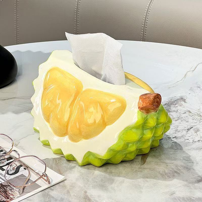 Peanut Ceramic Tissue Box