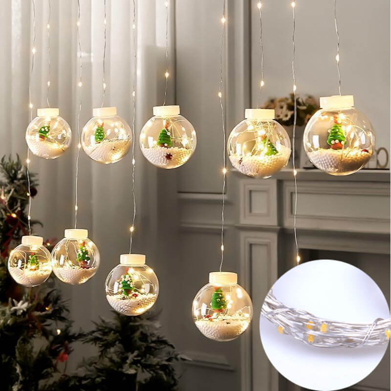 Guirlande lumineuse LED colorée de Noël
