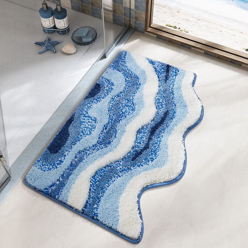 Ocean Style Bathroom Water-absorbing Non-slip Floor Mats