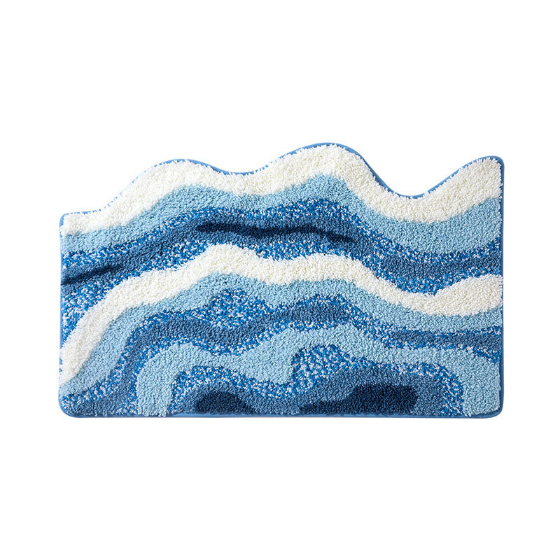Ocean Style Bathroom Water-absorbing Non-slip Floor Mats