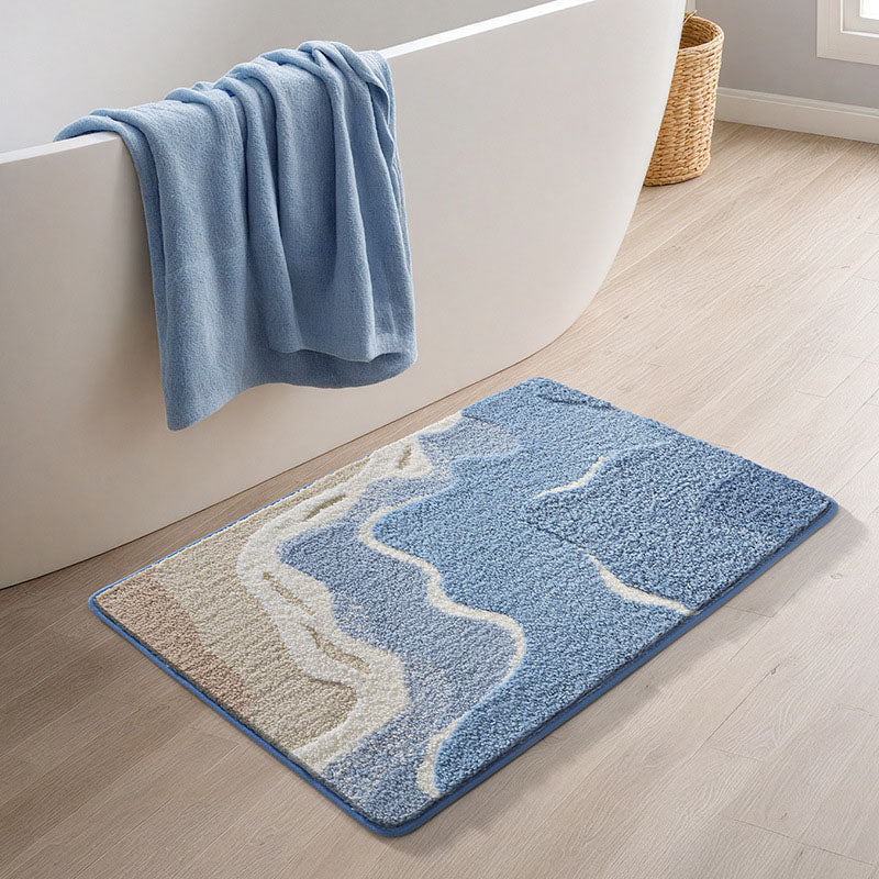 Ocean Style Bathroom Water-absorbing Non-slip Floor Mats
