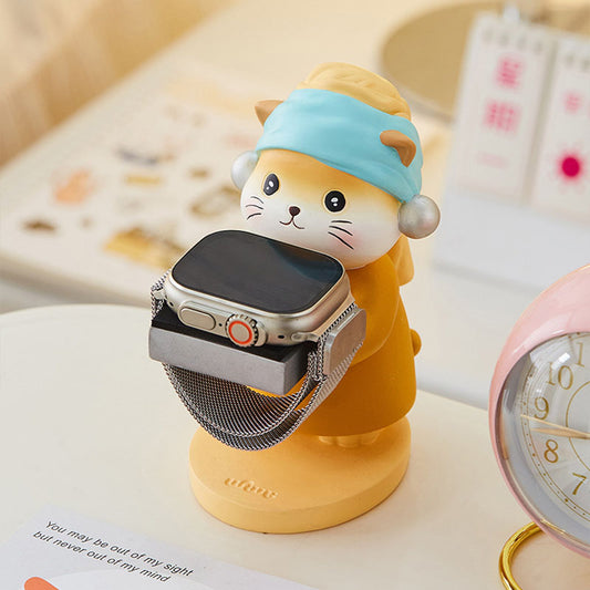 Pearl Cat Watch Charging Stand