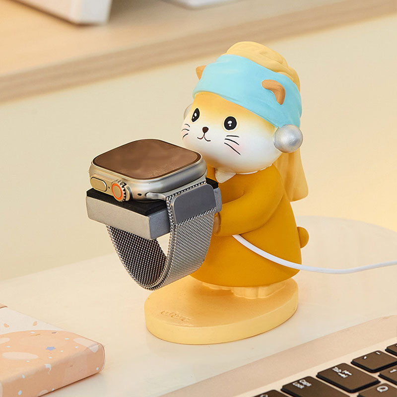 Pearl Cat Watch Charging Stand