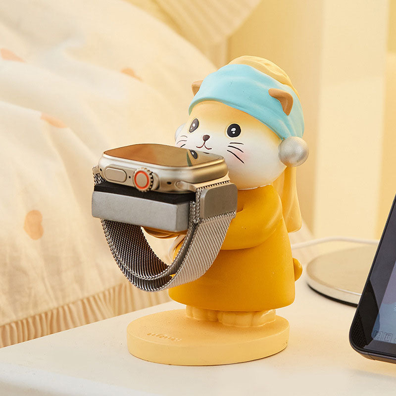 Pearl Cat Watch Charging Stand