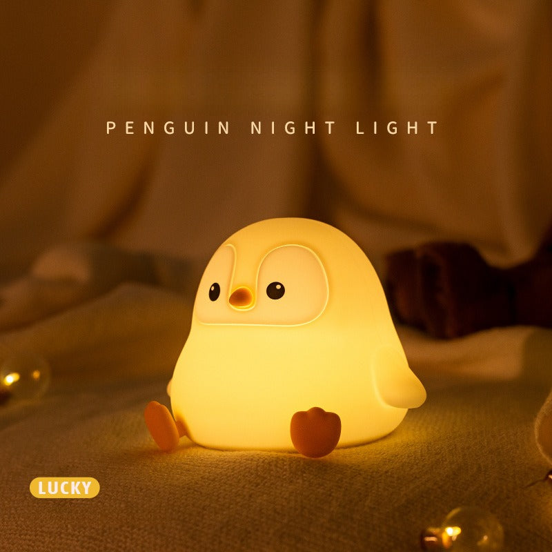 Penguin Baby Silicone Night Light