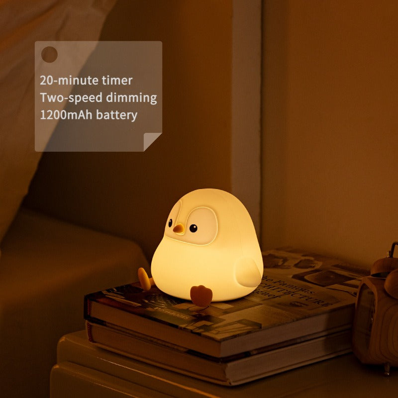 Penguin Baby Silicone Night Light