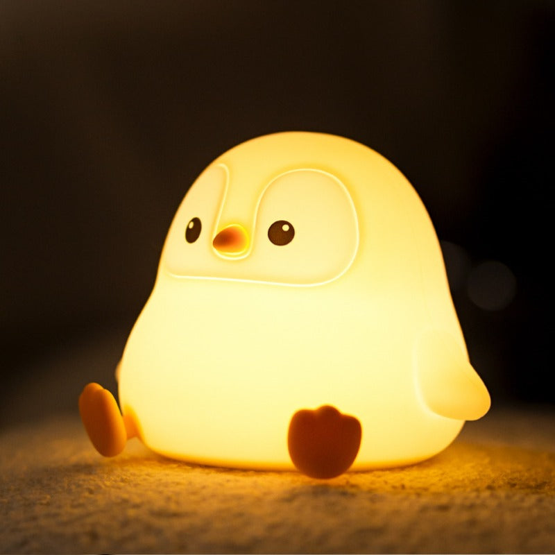 Penguin Baby Silicone Night Light
