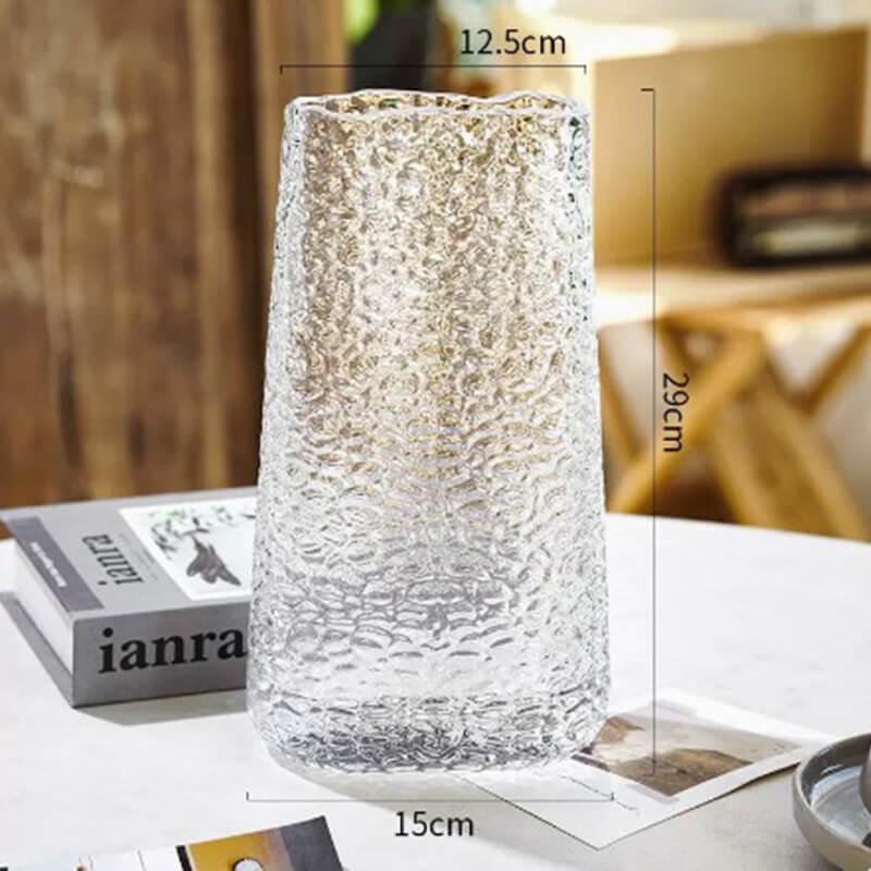 Vase en verre de couleur primaire