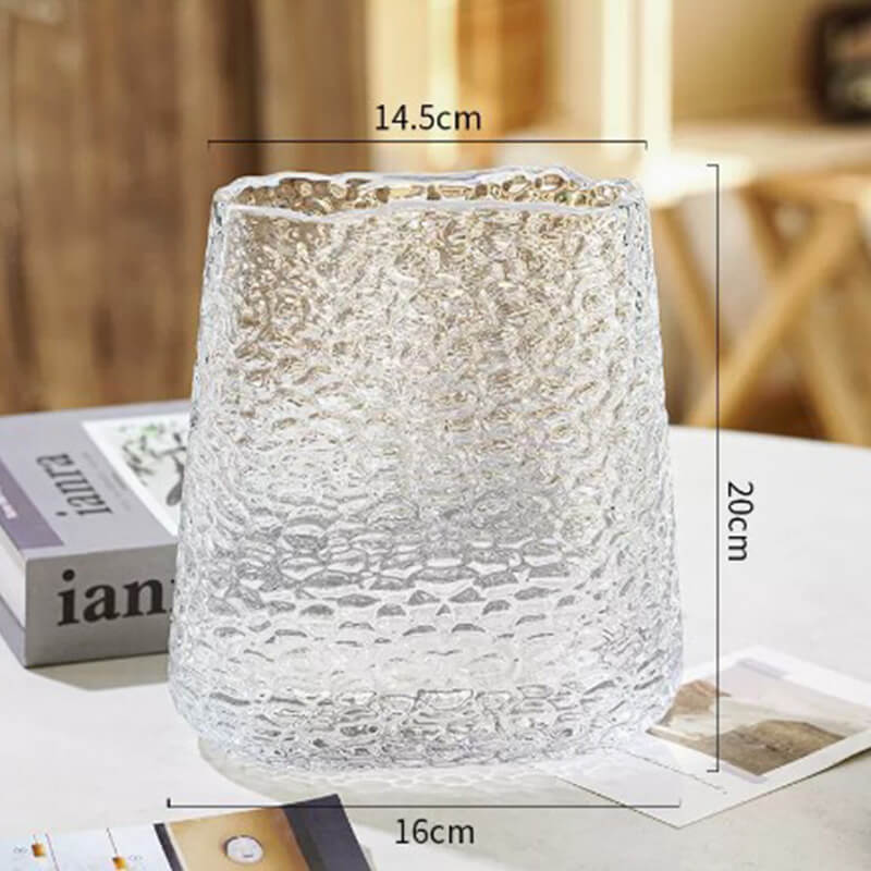 Vase en verre de couleur primaire