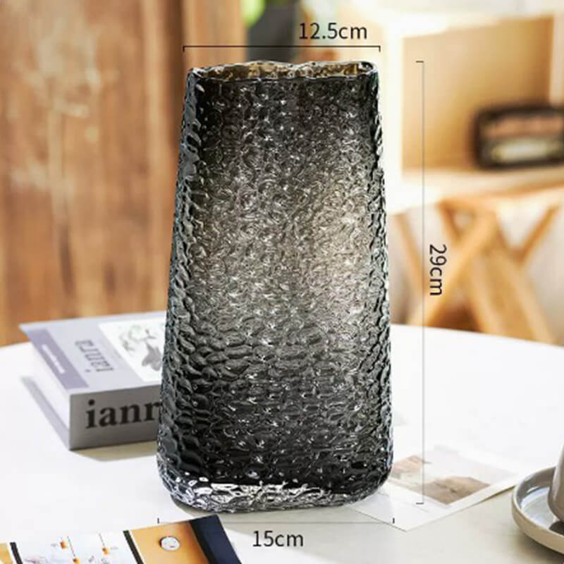 Vase en verre de couleur primaire