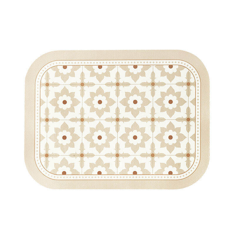 Set de table en cuir imprimé