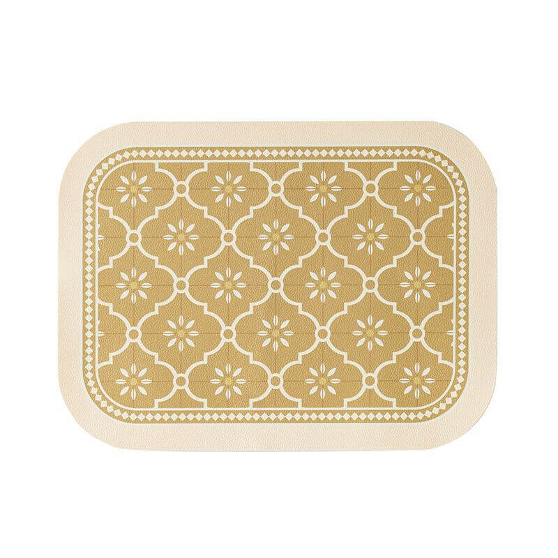 Set de table en cuir imprimé