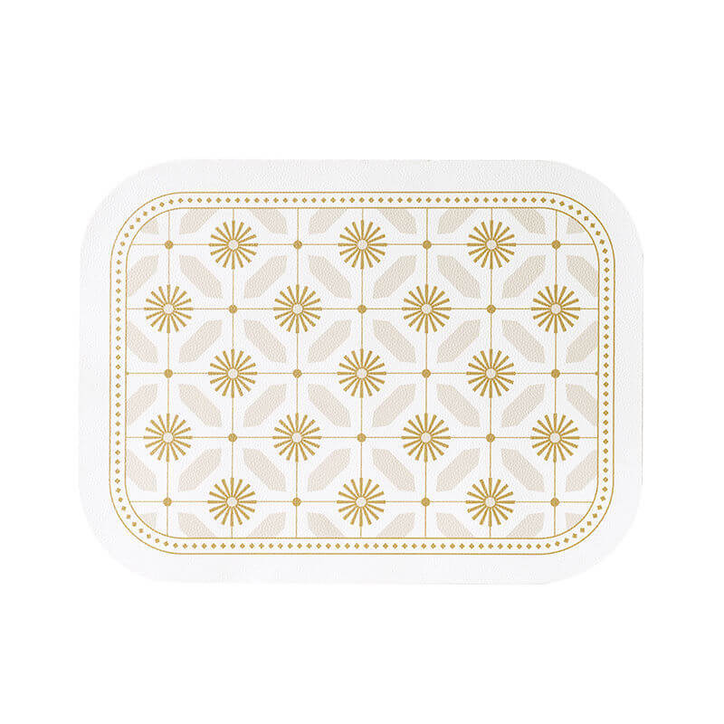 Set de table en cuir imprimé