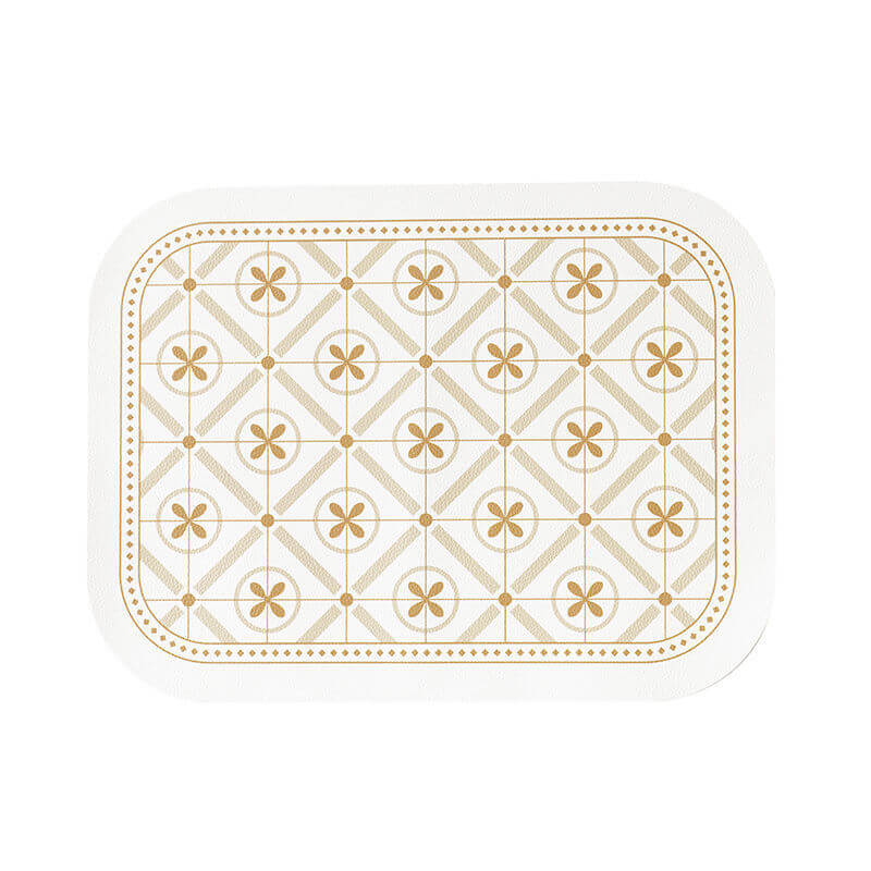 Set de table en cuir imprimé