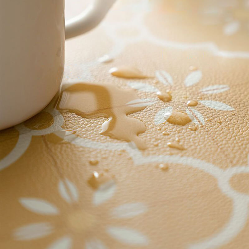 Set de table en cuir imprimé
