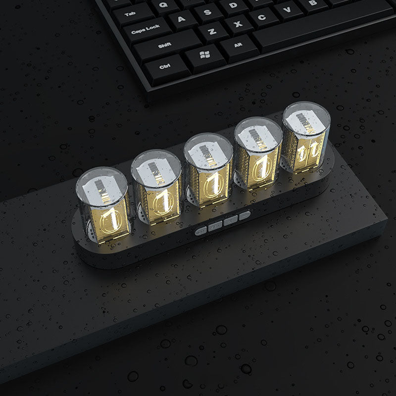 RGB Full-Color Semi-Glow Tube Clock