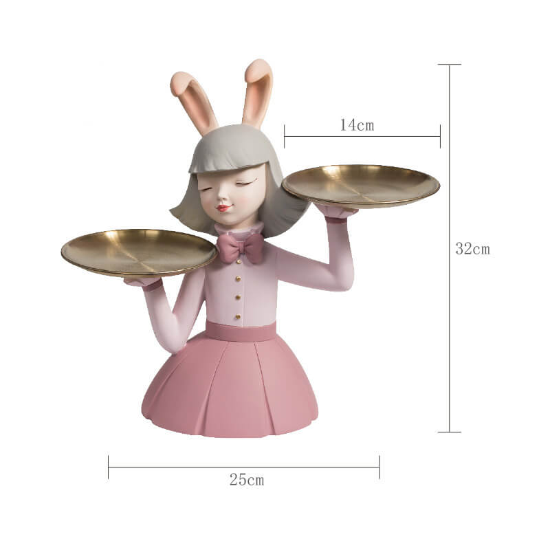 Rabbit Girl Resin Storage