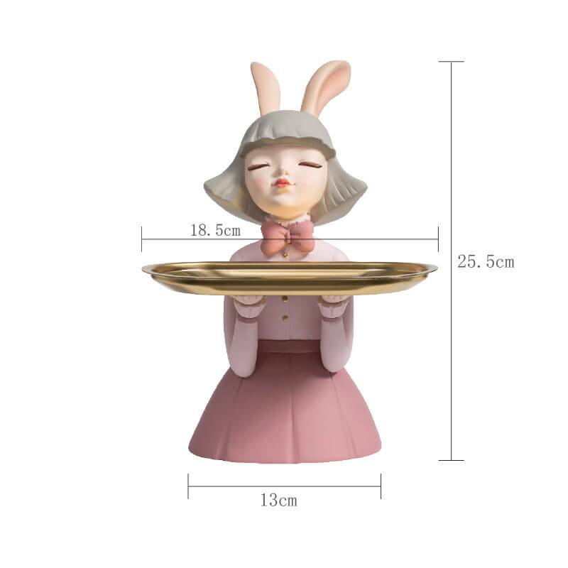 Rabbit Girl Resin Storage