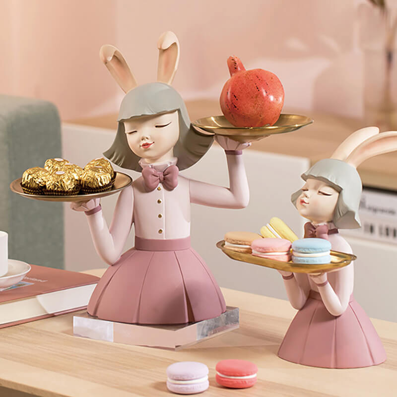 Rabbit Girl Resin Storage