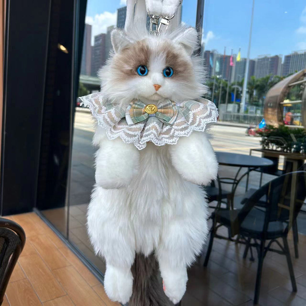 Ragdoll Cat Plush Backpack